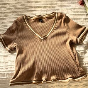 Brown teddy bear tank top! ||BRAND: SHEIN|| COLOR: brown, white||